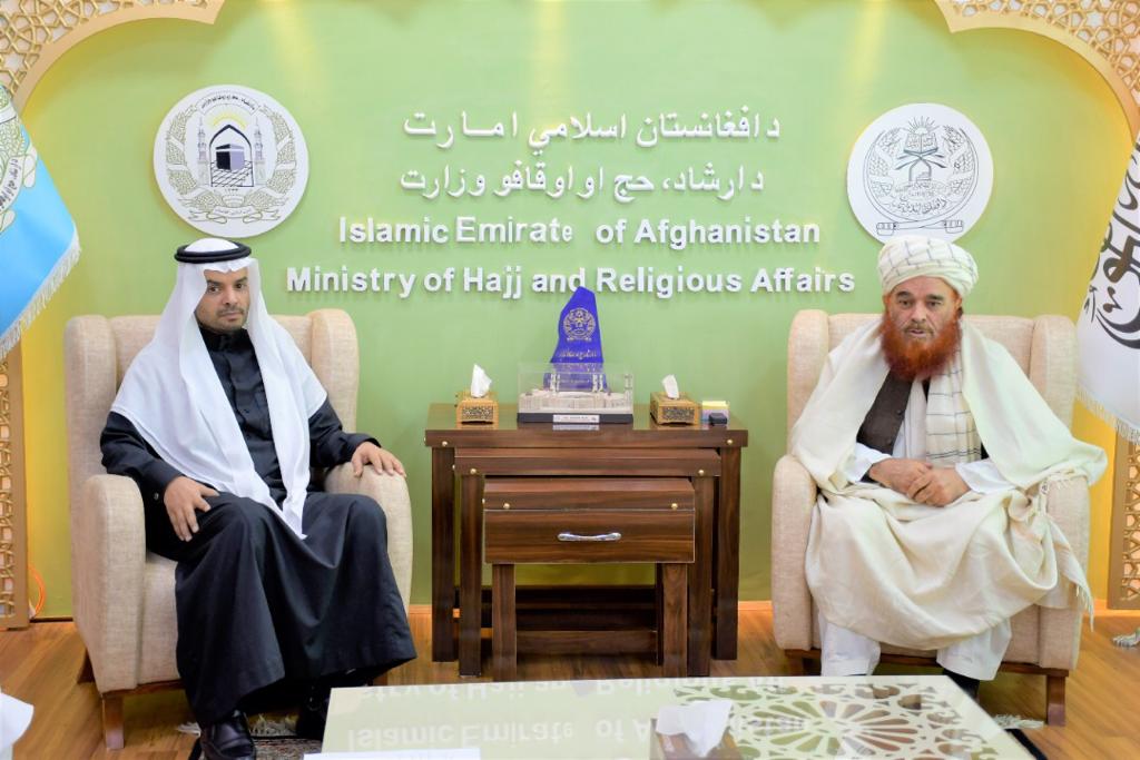 وزیر ارشاد، حج و اوقاف، مستشار قنسولی سفارت عربستان سعودی در کابل را به حضور پذیرفت 