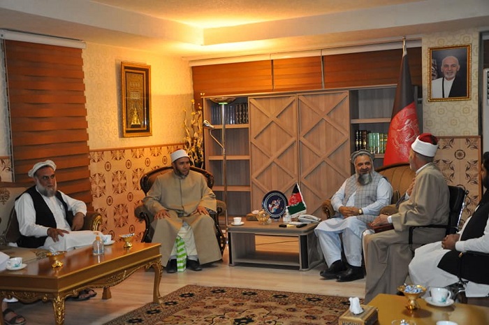 دیدار علمای مصری مقیم کابل با سرپرست وزارت ارشاد، حج و اوقاف