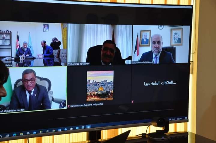 وزیر ارشاد،‌ حج واوقاف با قاضی القضات فلسطین از طریق کنفرانس ویدیی صحبت نمود