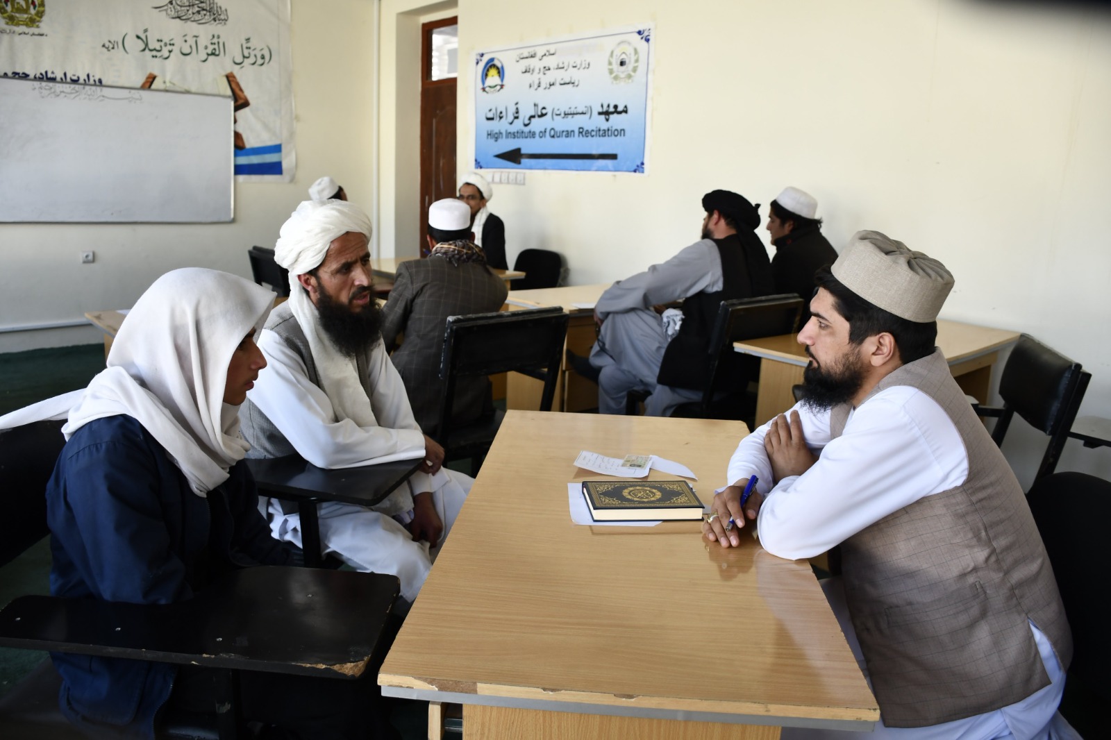 پروسه امتحان قاریان و فاتحین نواحی شهر کابل جهت ختم قرآن‌عظیم‌الشأن در ماه مبارک رمضان آغاز شد