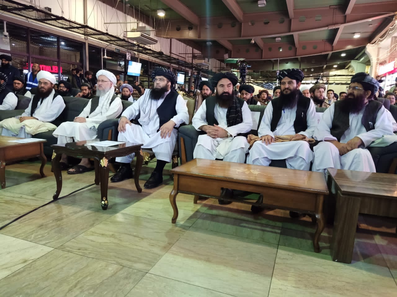 The beginning of the first flight of pilgrims from Afghanistan to Haram Sharif