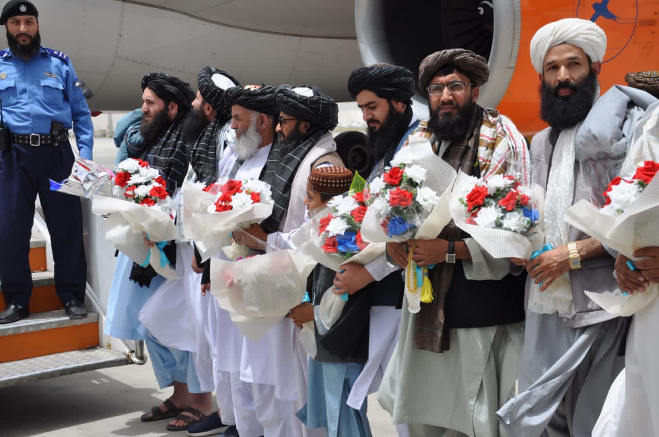 The first return flight of Pilgrims from Saudi Arabia arrived in Kabul