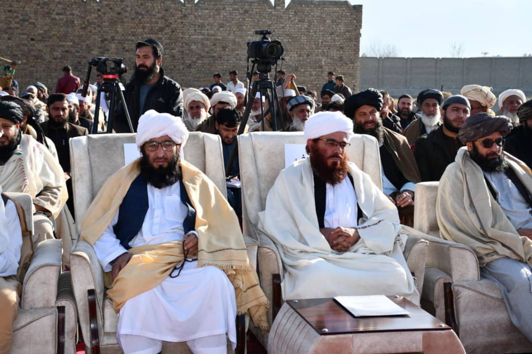 سنگ تهداب یک محراب مسجد در قلعه حسن خان قریه دولت زی ولسوالی بگرامی ولایت کابل گذاشته شد