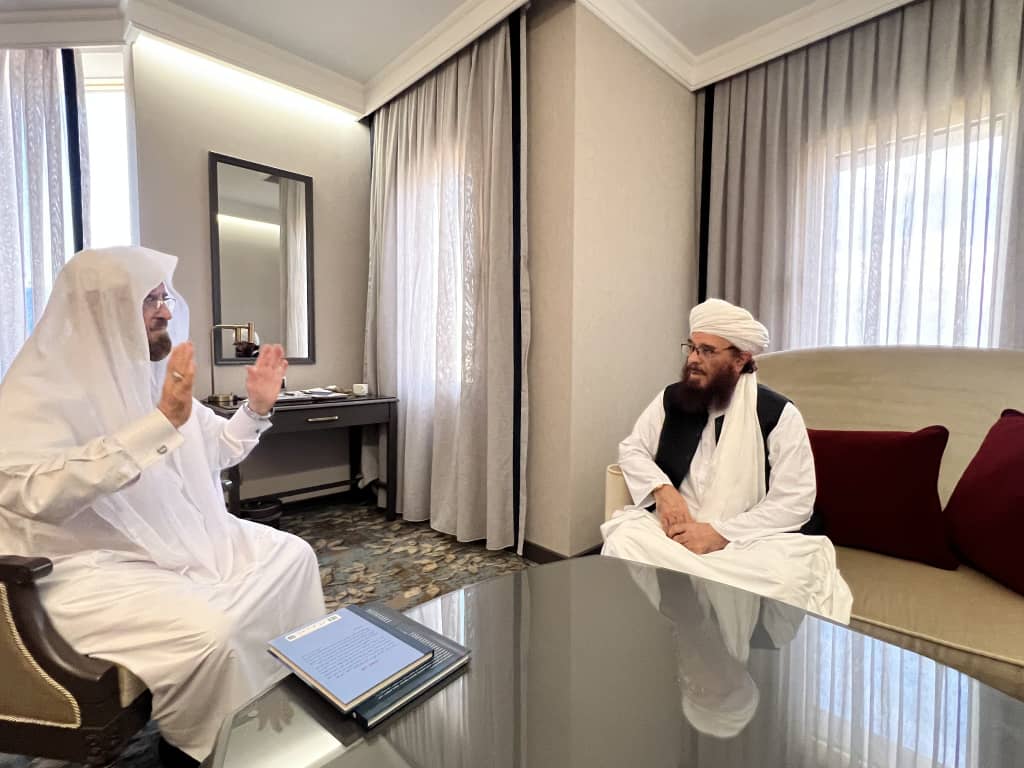 The Minister of MOHIA  in Istanbul, Turkey met with the President of the World Union of Muslim Scholars