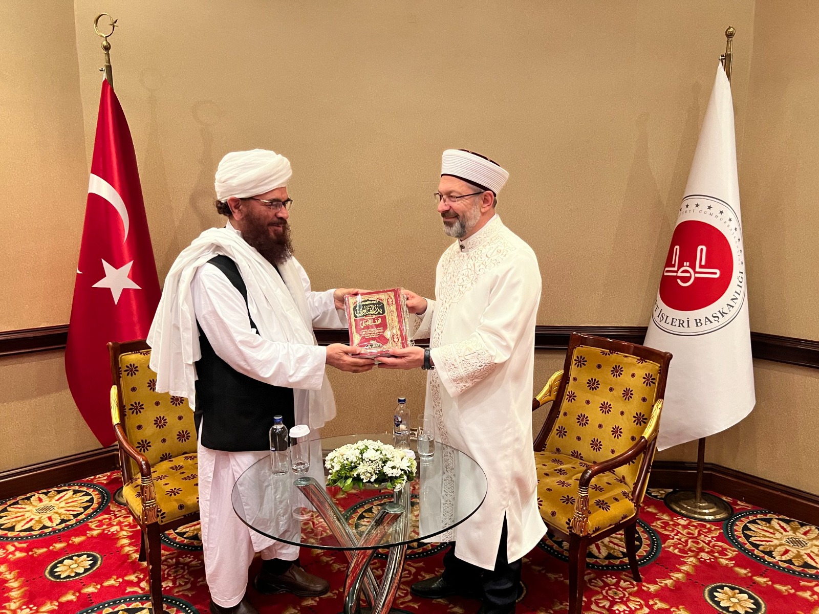 Meeting of the Minister of MOHIA with the Head of the Department of Religious Affairs in Turkey