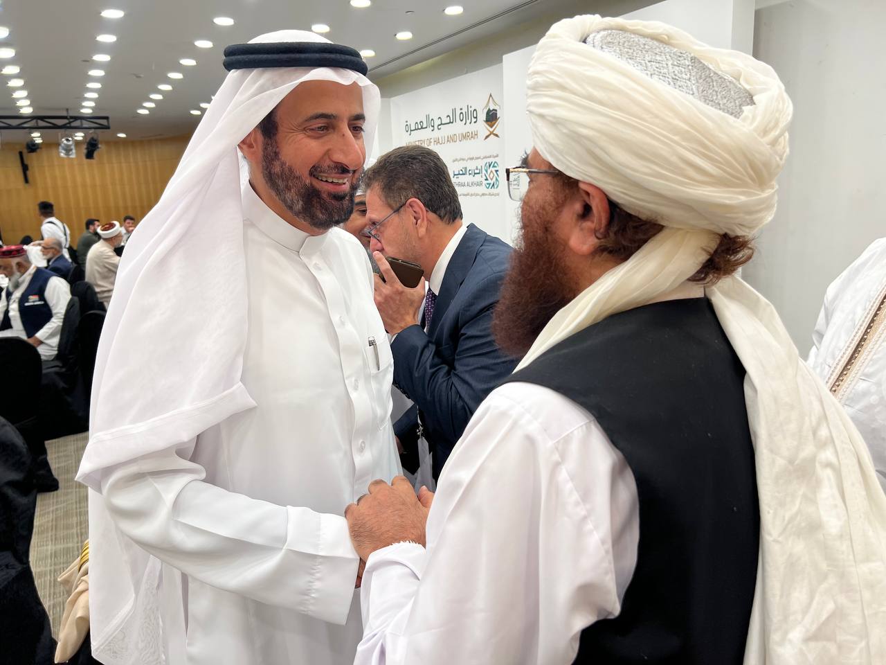 وزیر ارشاد، حج و اوقاف در کنفراس که در رابطه به حج در شهر مکه مکرمه عربستان سعودی برگزار گردیده بود اشتراک نمودند 