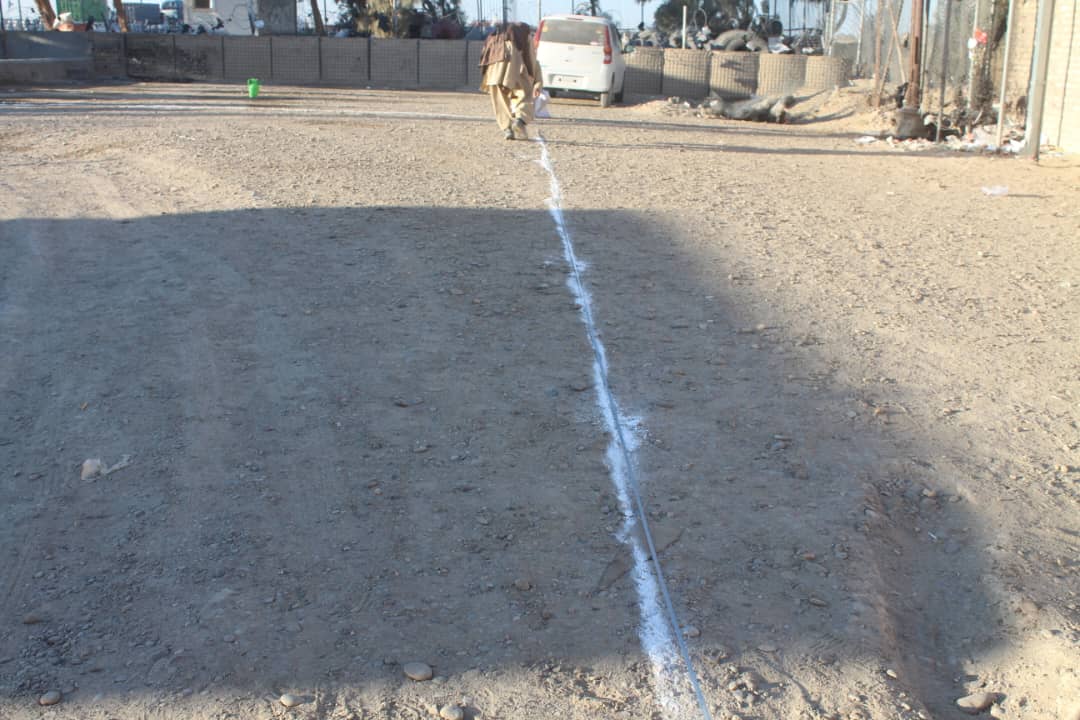  A cornerstone of a mosque was laid in Nimroz province.