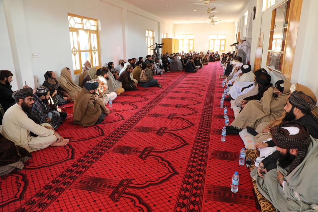 The Deputy Minister of the Ministry of MOHIA Inaugurates a New Mosque at the Torkham Omari Camp