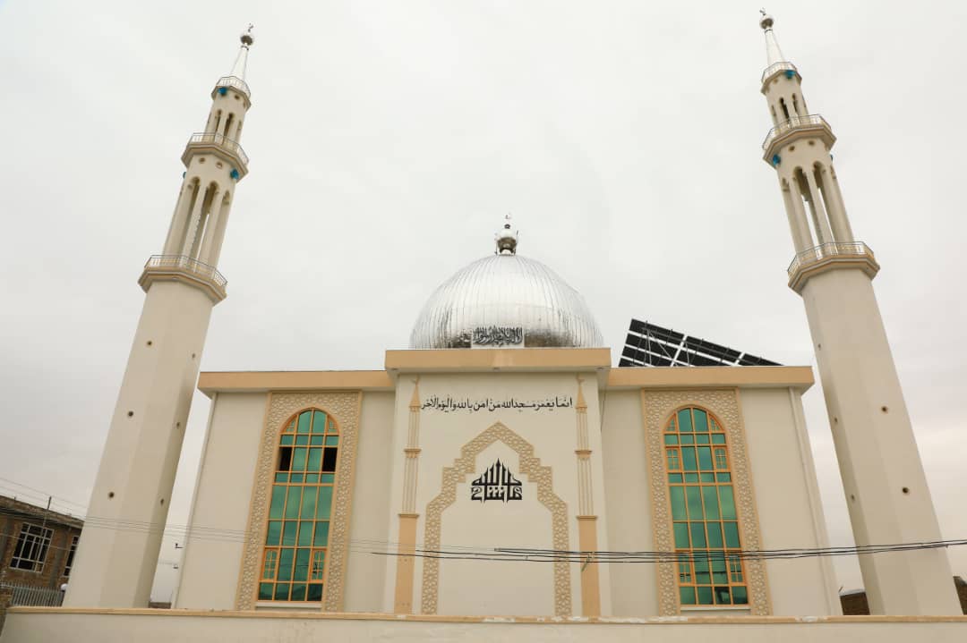 The Grand Central Mosque of the Village of Dowlatzai, Bagrami District, Kabul Province, was inaugurated